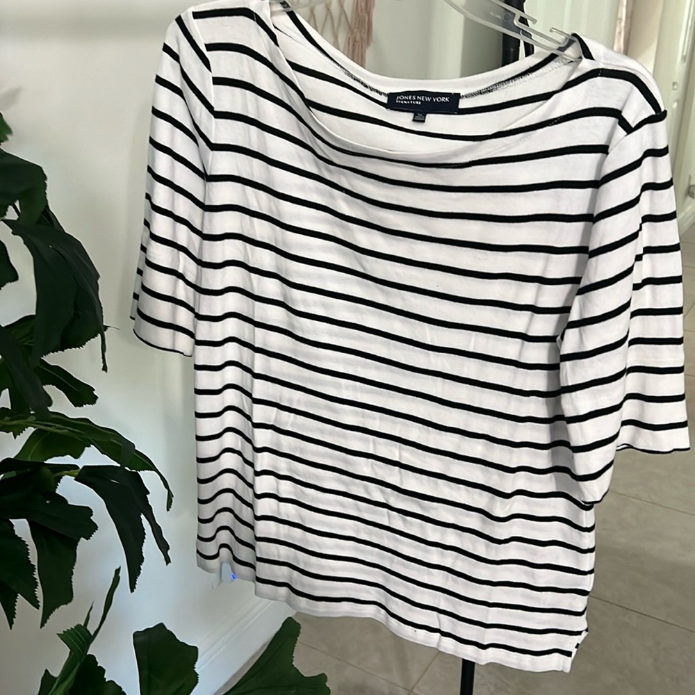 Jones New York Stripe Top